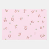 ABC kleuterschool daisy ballon student school Inpakpapier Vel (Voorkant)