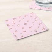 ABC kleuterschool daisy ballon student school Kartonnen Onderzetters (Schuin)