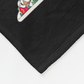 ABC Leren Kleuterjuf Kerstlicht Fleece Deken (Hoek)