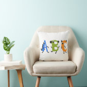 ABC Letter Worpkussen Kussen (Stoel)