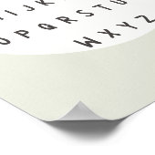 ABC letters. alfabet. POSTER & PRINTS (Hoek)