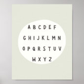 ABC letters. alfabet. POSTER & PRINTS (Voorkant)