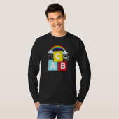 Abc Letters  Back To School Student Teacher Pandas T-shirt (Voorkant volledig)