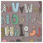 ABC mocha multi Stof (Close Up)