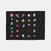 Abc Of Speech Therapy Alphabet Speech Language Pat Fleece Deken (Voorkant (Horizontaal))