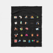 Abc Of Speech Therapy Alphabet Speech Language Pat Fleece Deken (Voorkant)