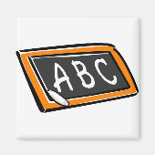 ABC op Blackboard Magneet (Voorkant)
