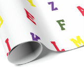 ABC-pakpapier Cadeaupapier (Rol Hoek)