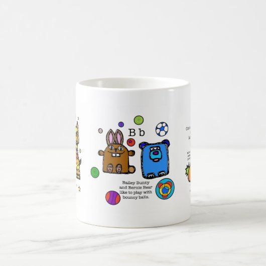 ABC-personages - mok "The Alphabet Book" (Center)