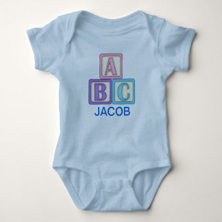 ABC Play Blocks met  tekst Romper