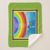 ABC-playmat Sherpa Deken (Voorkant)