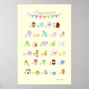 ABC-Poster - Mi abecedario Poster
