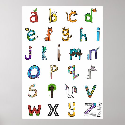 ABC-Poster Poster (Voorkant)