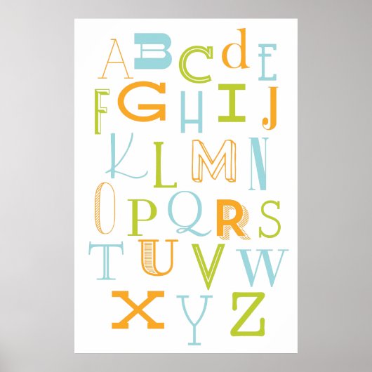 ABC-Poster Poster (Voorkant)