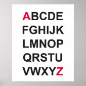 ABC-Poster Poster (Voorkant)
