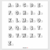 ABC praktijk sticker blad (Vel)