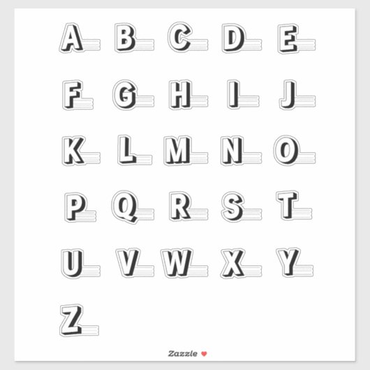 ABC praktijk sticker blad (Vel)