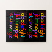 abc-puzzel legpuzzel (Horizontaal)