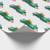 ABC Recycling Garbage Truck Cadeaupapier (Hoek)