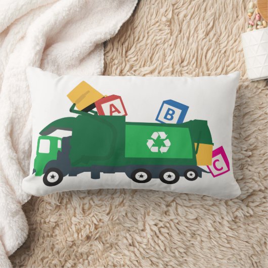 ABC Recycling Garbage Truck Kussen (Deken)