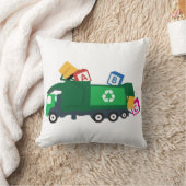 ABC Recycling Garbage Truck Kussen (Deken)