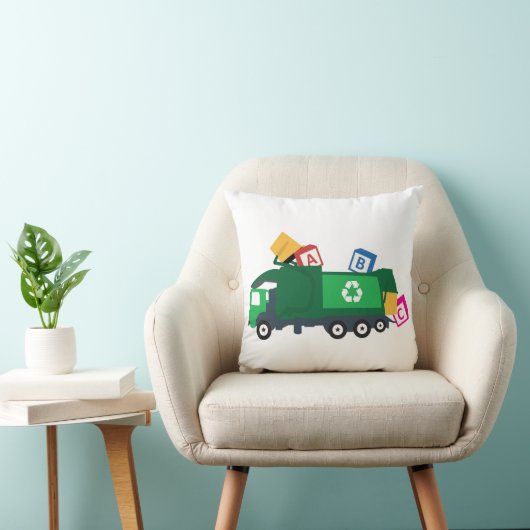 ABC Recycling Garbage Truck Kussen (Stoel)