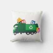 ABC Recycling Garbage Truck Kussen (Voorkant)