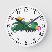 ABC Recycling Garbage Truck Ronde Klok (Voorkant)