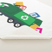 ABC Recycling Garbage Truck Sherpa Deken (3/4)
