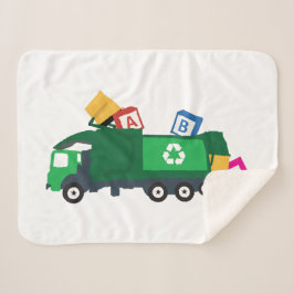 ABC Recycling Garbage Truck Sherpa Deken