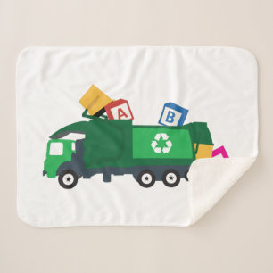 ABC Recycling Garbage Truck Sherpa Deken