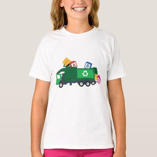 ABC Recycling Garbage Truck T-shirt (Voorkant)