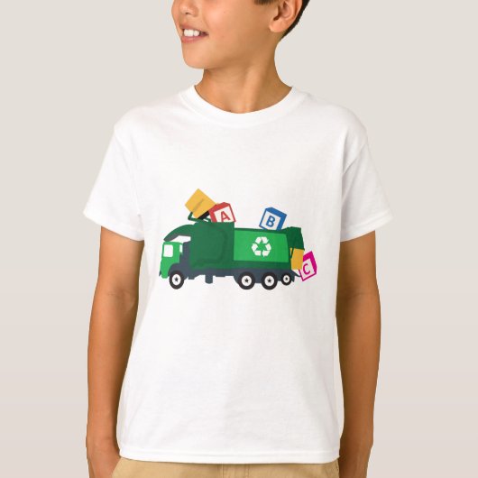 ABC Recycling Garbage Truck T-shirt (Voorkant)