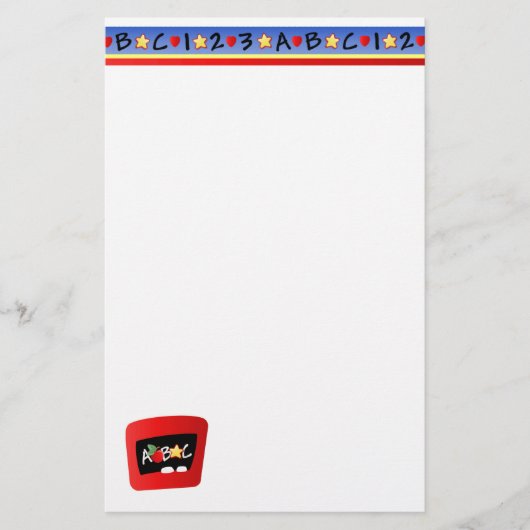 ABC-schooldagen Briefpapier (Voorkant)