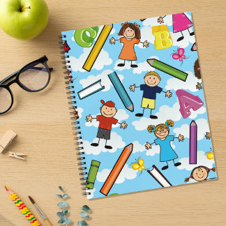 ABC Schoolkinderen - Wolken Notitieboek