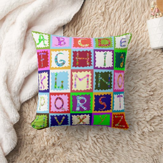 ABC-Sierkussen Kussen (Deken)
