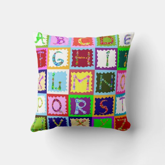 ABC-Sierkussen Kussen (Achterkant)