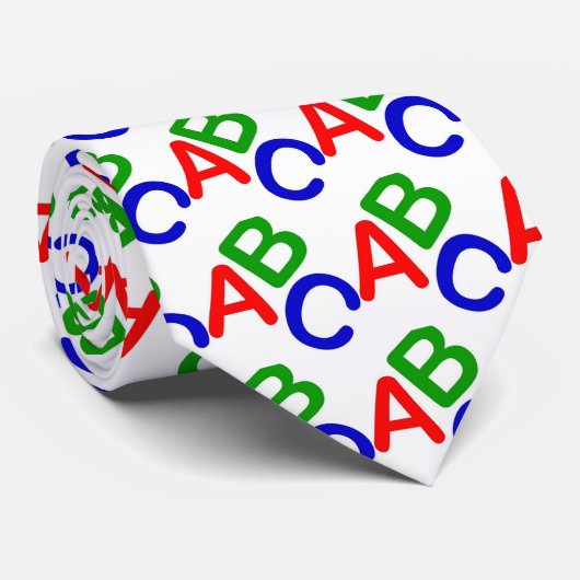 ABC-Stropdas Stropdas (Opgerold)