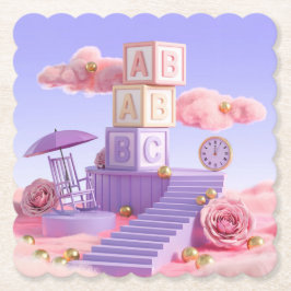 ABC Surreal Dreamlike Landscape Onderzetter