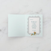 ABC Teddy Baby shower Bedankt (Binnen)