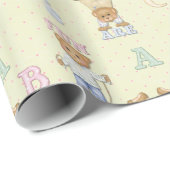 ABC Teddy Bears Cadeaupapier (Rol Hoek)