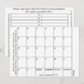 ABC TPC B&W #1 BEDANKKAART (Voorkant / Achterkant)