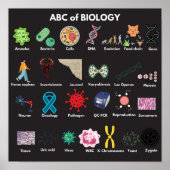 ABC van biologie Poster (Voorkant)