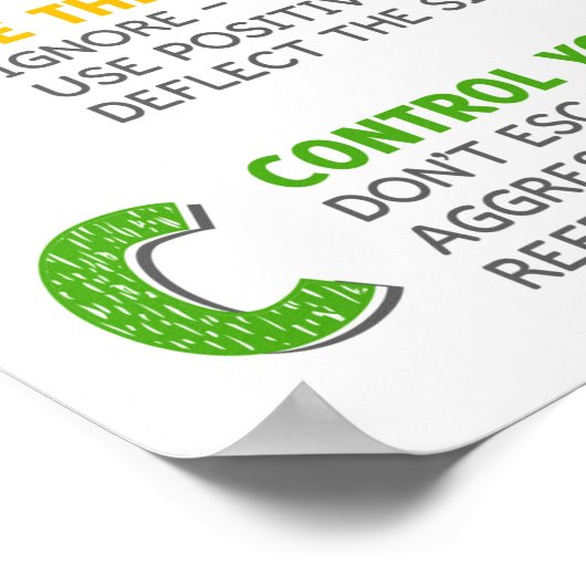 ABC van de strijd tegen pesterijen in het klasloka Poster (Hoek)