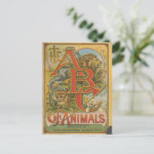 ABC van dieren - coole  boekomslag Magn Briefkaart (Staand voorkant)