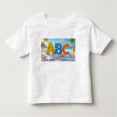 ABC van het Zee - Leer, speel, bescherm met Azul Kinder Shirts (Voorkant)