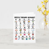 ABC van logopedie Alfabet Spraaktaal Pat Kaart (Gele Bloem)