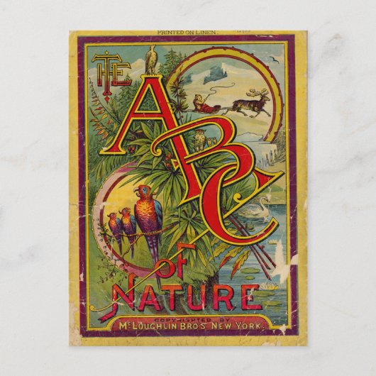 ABC van Natuur Briefkaart (Voorkant)