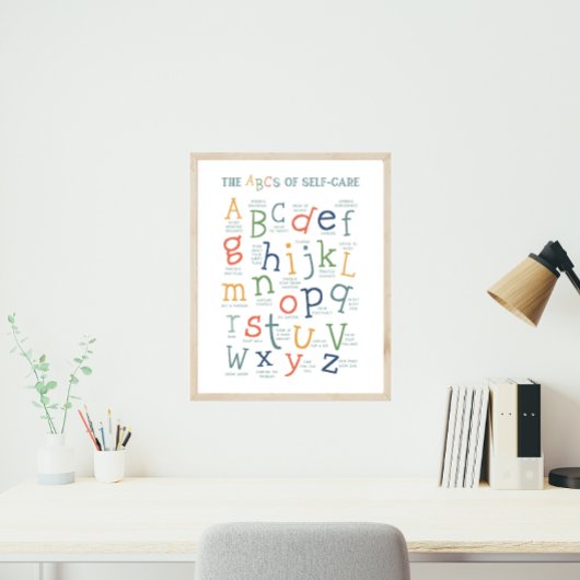 ABC van zelfzorg Poster