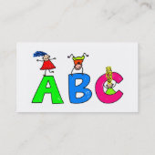 Abc Visitekaartje (Achterkant)